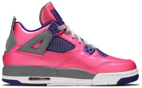 Giày Nike Jordan 4 Retro GS 'Pink Foil' 487724-607 — kich-thuoc: 36.5