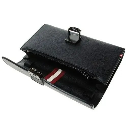 Ví Bally Gully Leather 'Black' 6228707 — ảnh 2
