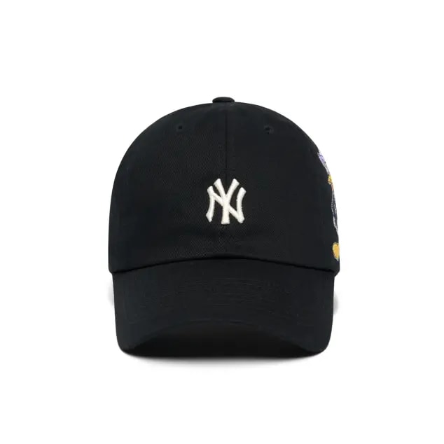 Mũ MLB x Disney Donald Duck Unstructured Ballcap NY 3ACPD011N-50BKS — ảnh 4