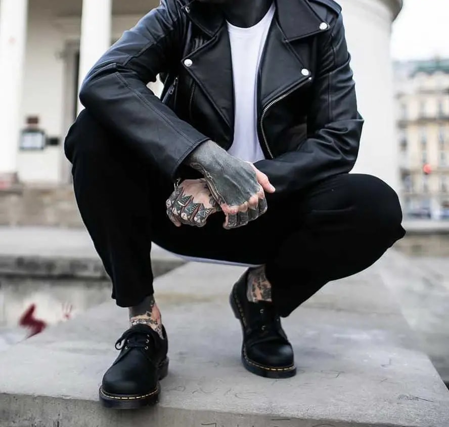 Giày Dr.Martens Vegan 1461 Felix Oxford 'Black' 14046001 — ảnh 3