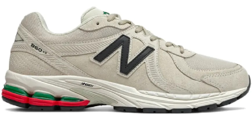 Giày New Balance 860v2 'Beige Green Red' ML860XG — kich-thuoc: lien-he-order