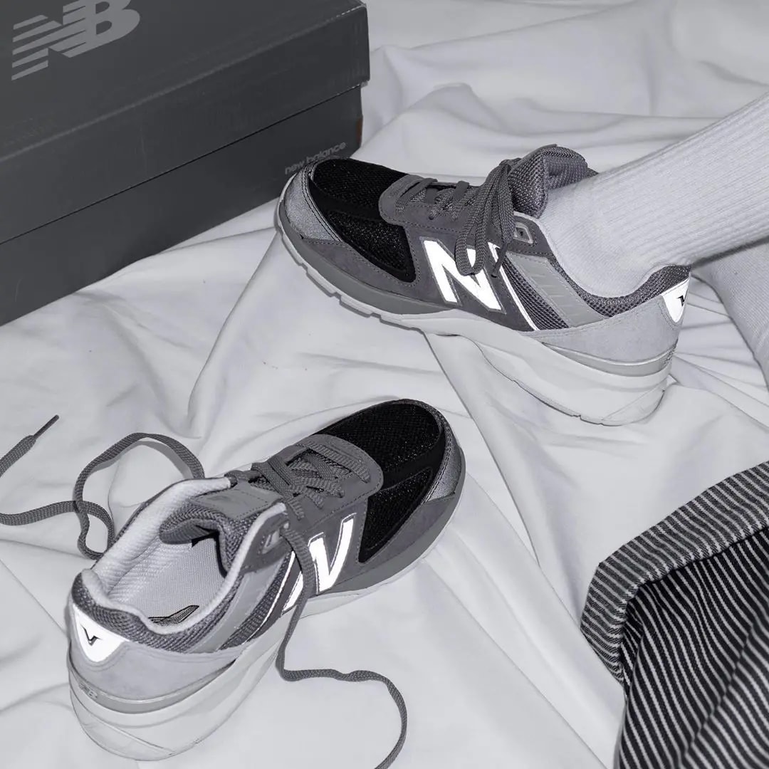 Giày New Balance 990v5 Big Kid 'Marblehead' GC990MN5 — ảnh 2