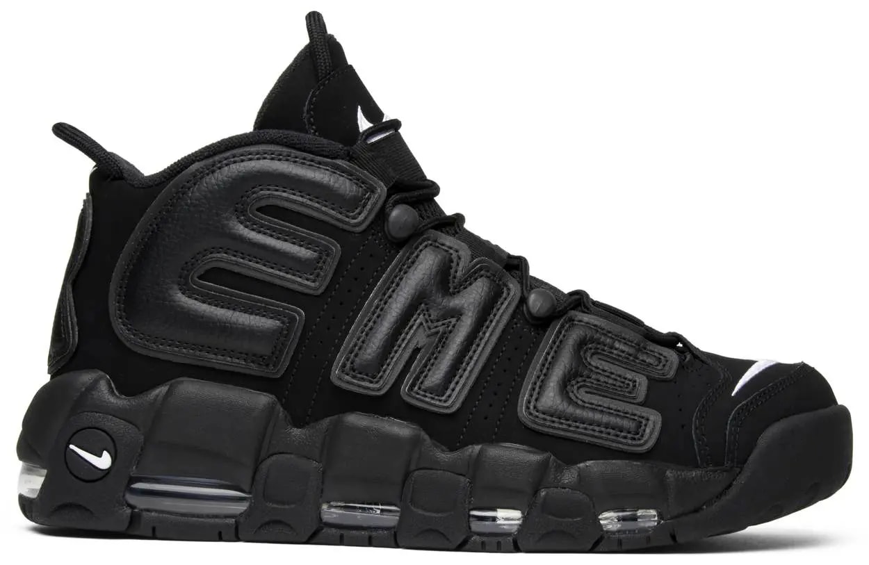 Giày Nike Supreme x Air More Uptempo 'Black' 902290-001 — kich-thuoc: 42-5