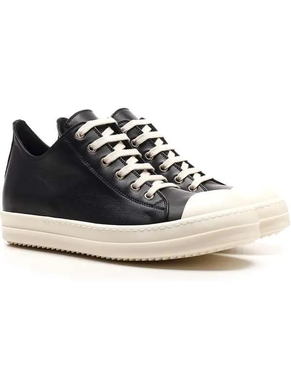 Giày Rick Owens Black Low Sneakers  RU21S6891 — ảnh 2
