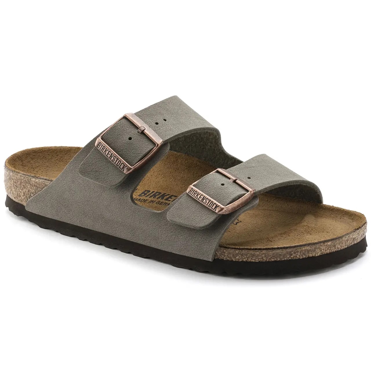 Dép Birkenstock Arizona Birkibuc 'Stone' 151213 — ảnh 5