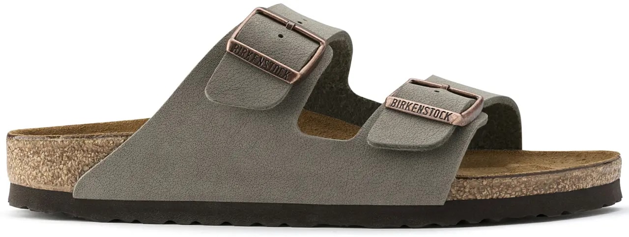 Dép Birkenstock Arizona Birkibuc 'Stone' 151213 — kich-thuoc: 41