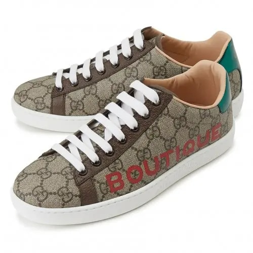 Giày Gucci  Boutique GG Supreme Canvas Leather Sneaker 623235-2BL10-8660 — ảnh 4
