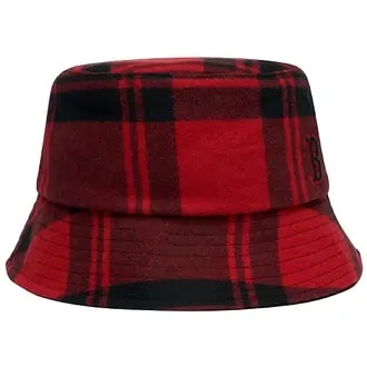 Mũ MLB Check Wool Bucket Hat Boston Red Sox 3AHTCW116-43RDS — ảnh 3
