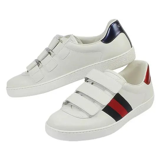 Giày Gucci New Ace Grip-Strap Low 'White' 548699-DOPE0-9095 — ảnh 3