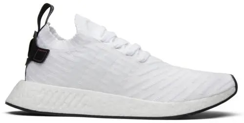 Giày adidas NMD_R2 Primeknit "White Black" BY3015 — kich-thuoc: 44 1/2