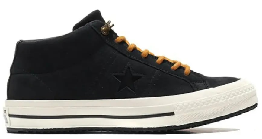 Giày Converse One Star Mid Black Yellow 162551C — kich-thuoc: lien-he-order