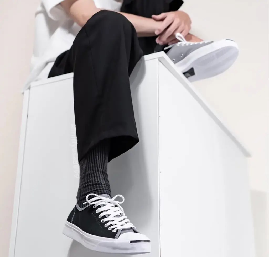 Giày Converse Jack Purcell Low 'Happy Camper Black'  167920C — ảnh 2