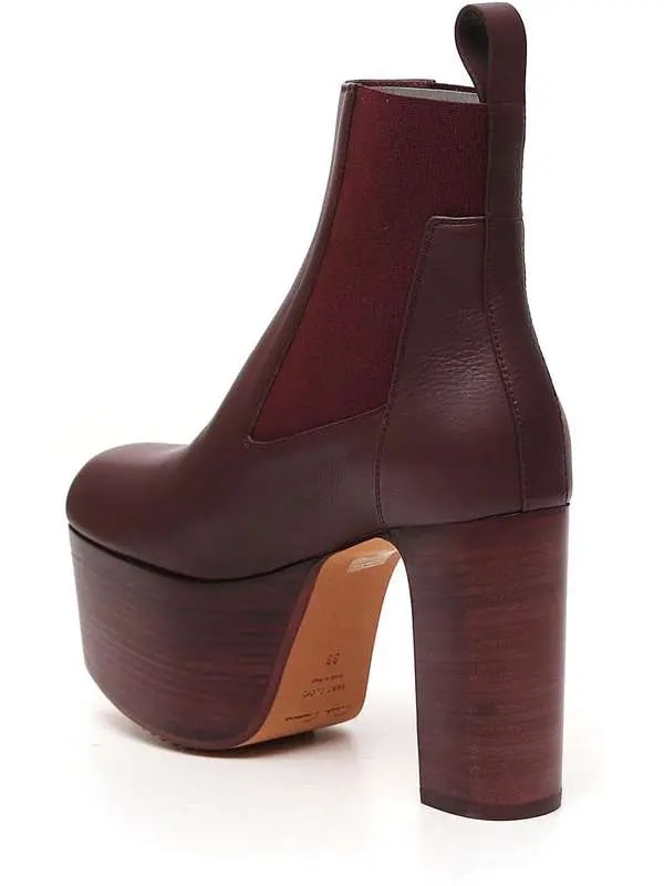 Giày Rick Owens Brown Calf Leather RP21S3842LD-E23 — ảnh 3