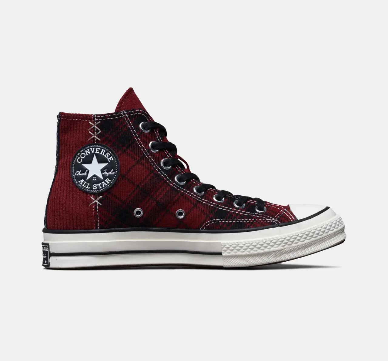 Giày Converse Chuck 70 Engineered Plaid Team Red 170617 — ảnh 2