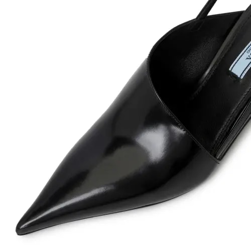Dép Prada Logo Brushed 'Black' 1I886M-055-F0002 — ảnh 2