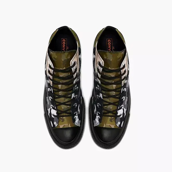 Giày Converse Chuck 70 High 'Patchwork Blocked Camo Black' 165912C — ảnh 5