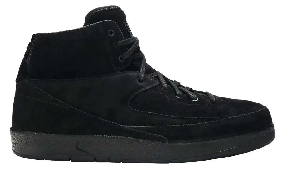 Giày Nike Air Jordan 2 Retro Deconstructed 'Tripple Black' 897521-010 — kich-thuoc: 42