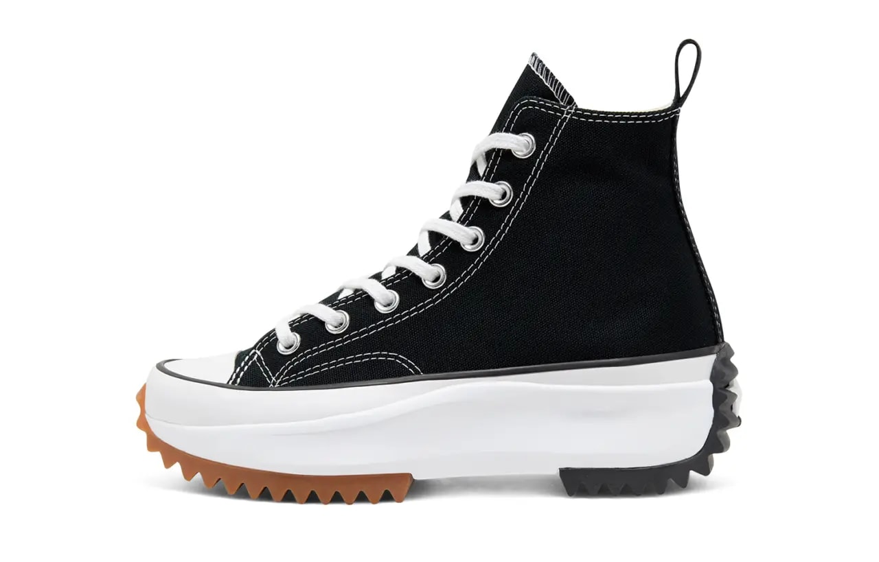 Giày Converse Run Star Hike High 'Black White Gum' 166800V — ảnh 2