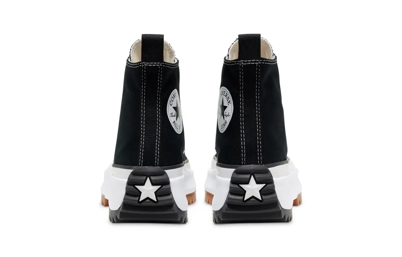 Giày Converse Run Star Hike High 'Black White Gum' 166800V — ảnh 5