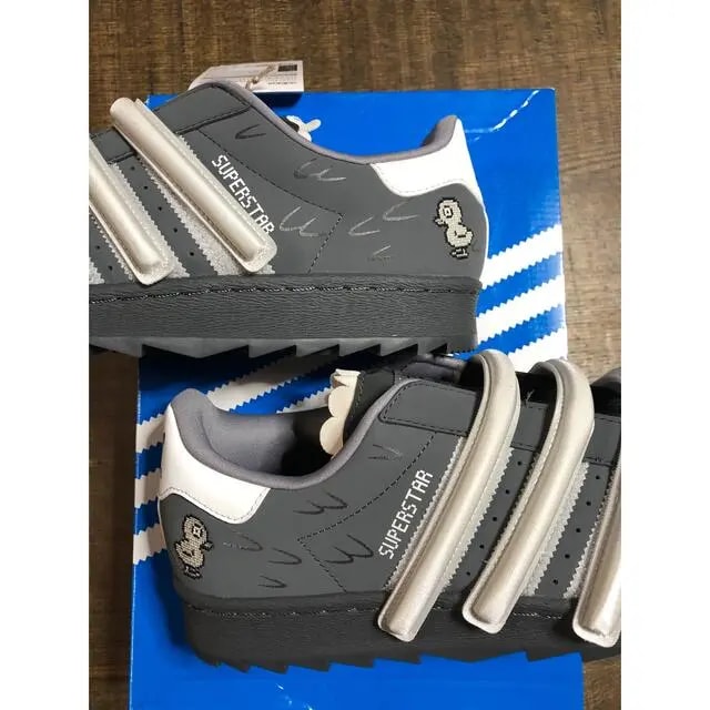 Giày Adidas Superstar 80s Melting Sadness Duck 'Grey' GZ6992 — ảnh 5