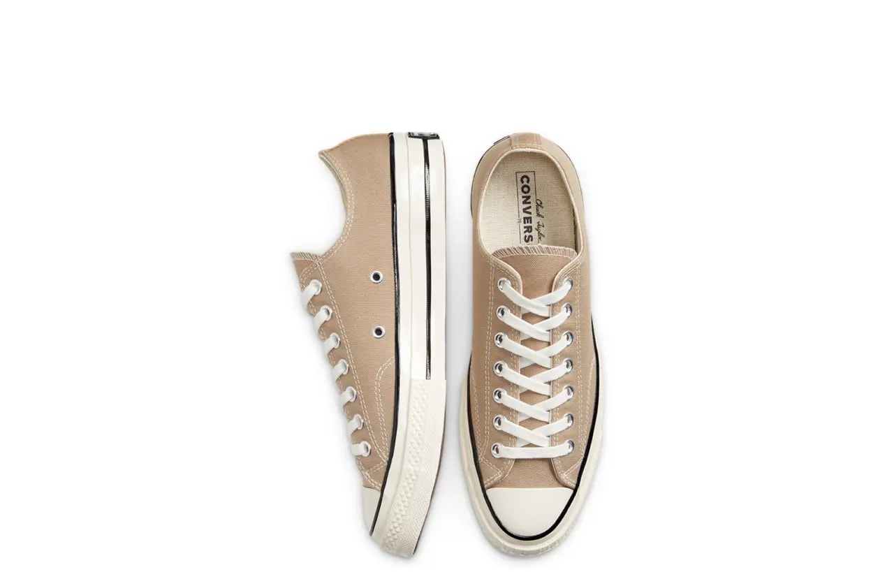 Giày Converse Chuck 70 Low Vintage Canvas 'Nomad Khaki' 168505V — ảnh 4