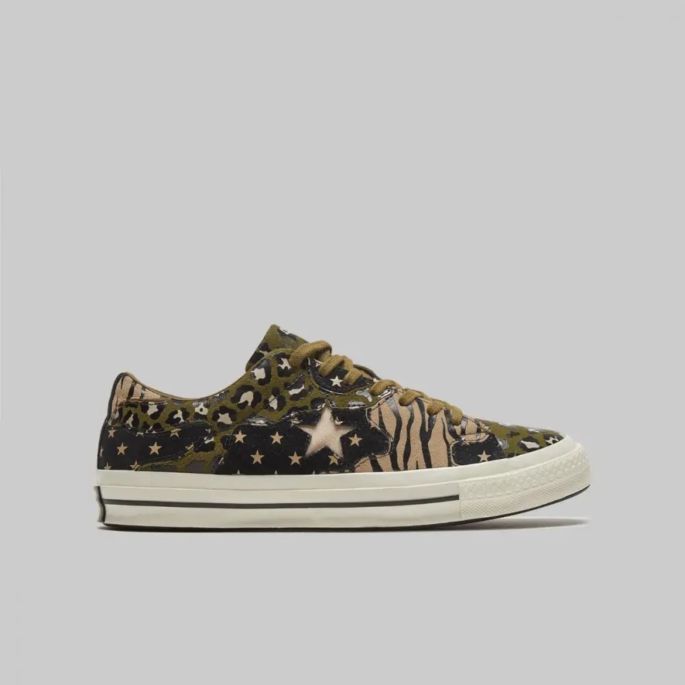 Giày Converse One Star Canvas 'Khaki' 168693C — ảnh 2