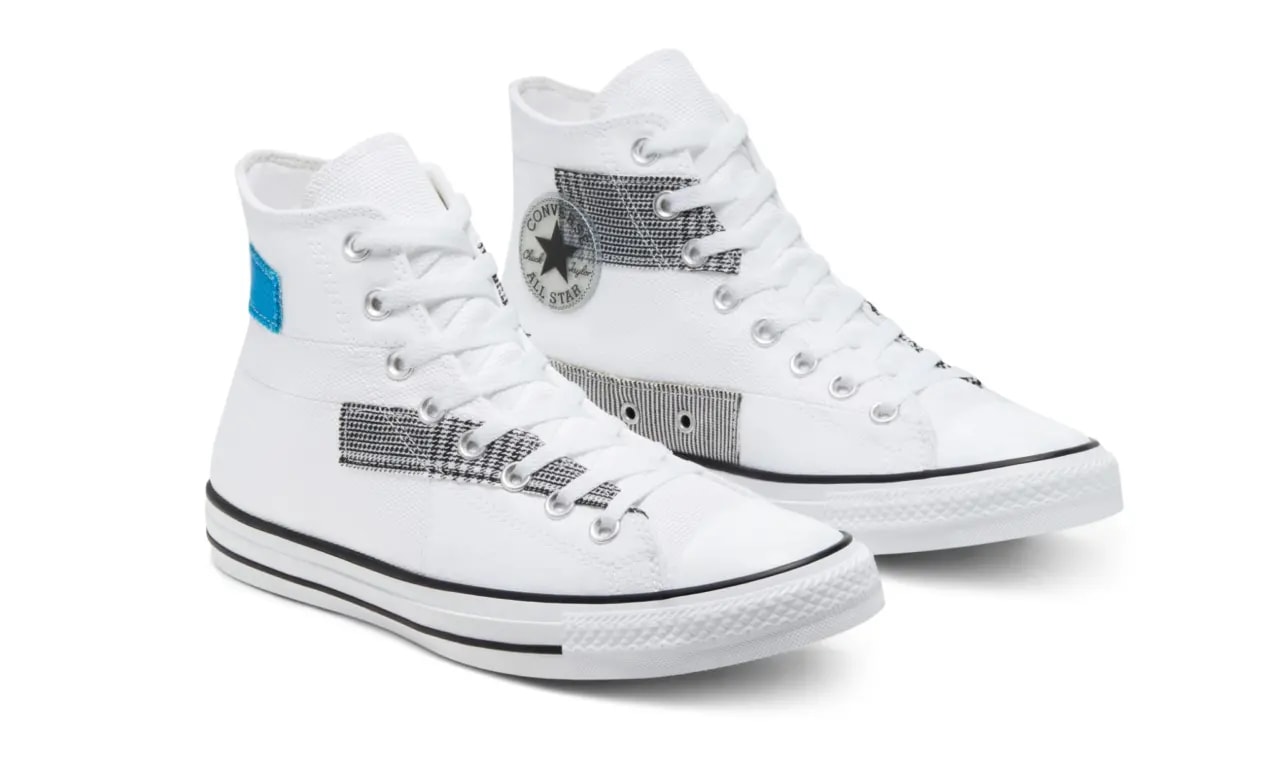 Giày Converse Chuck Taylor All Star High 'Hacked Fashion White Sail Blue' 168746C — ảnh 2