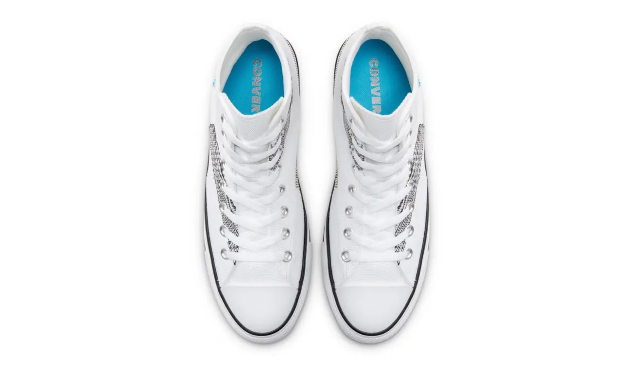 Giày Converse Chuck Taylor All Star High 'Hacked Fashion White Sail Blue' 168746C — ảnh 4