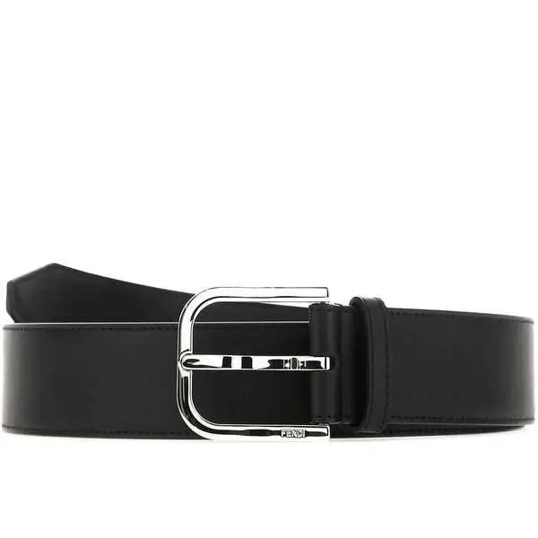 Thắt Lưng Fendi Black Leather Belt 7C0400A9XSF0R2A — ảnh 2