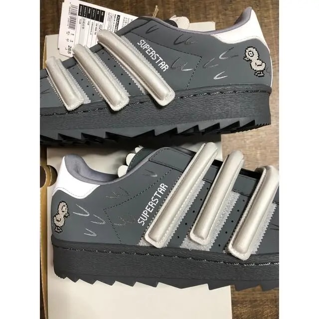 Giày Adidas Superstar 80s Melting Sadness Duck 'Grey' GZ6992 — ảnh 4