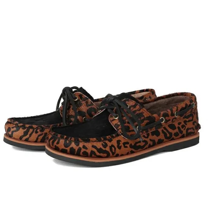 Giày Timberland Classic Boat 2 Eye 'Wacko Maria Brown Leopard' A5YYB — ảnh 3