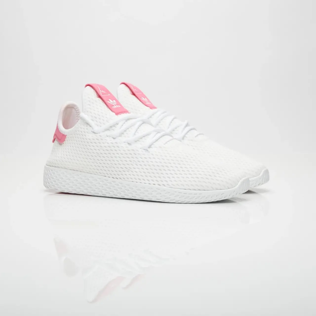 Giày Adidas Tennis Hu Pharrell Semi 'Solar Pink' BY8714 — ảnh 5