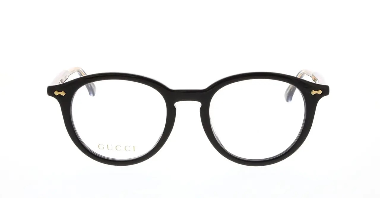 Kính Gucci Black Oval Eyeglasses GG0192OA 001 — tieu-de: gucci-black-oval