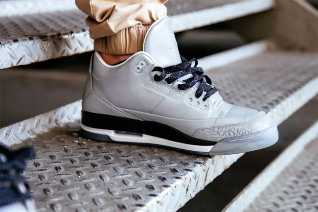 Giày Nike Air Jordan 3 5Lab3 'Reflective Silver' 631603-003 — ảnh 4