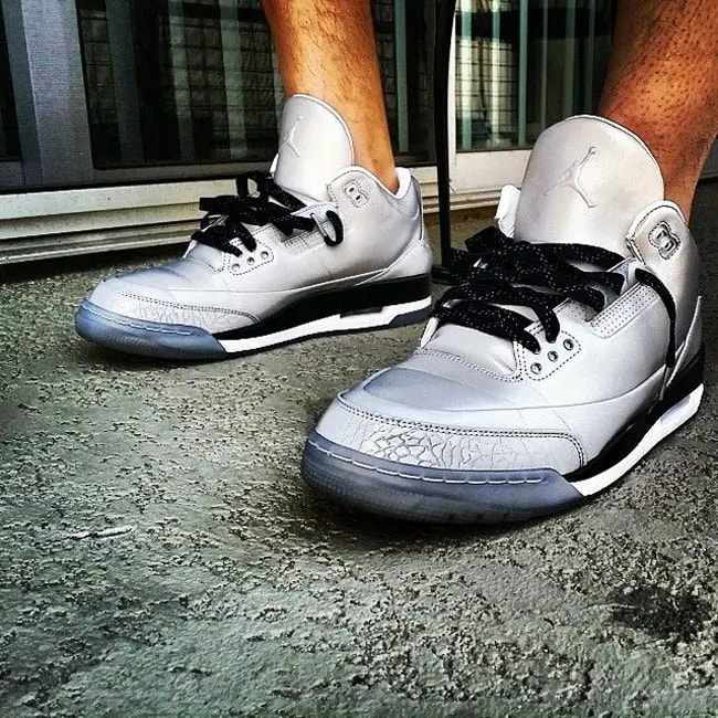 Giày Nike Air Jordan 3 5Lab3 'Reflective Silver' 631603-003 — ảnh 2