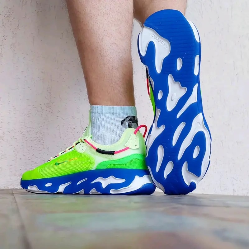Giày Nike React Live Premium 'Barely Volt Hyper Royal' CZ9081-700 — ảnh 5