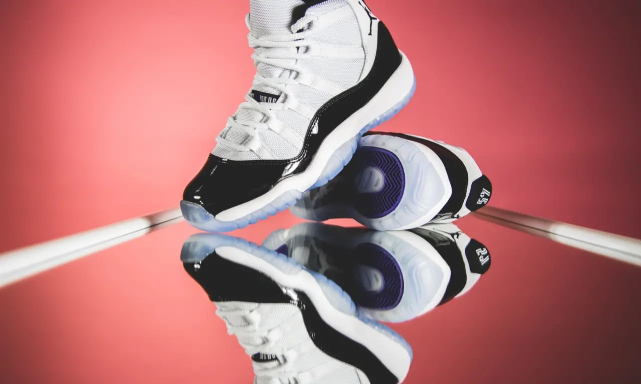 Giày Nike Air Jordan 11 Retro GS 'Concord' 2018 378038-100 — ảnh 5