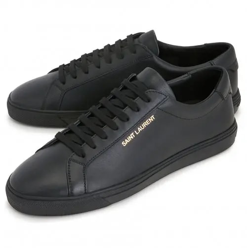 Giày Saint Laurent Andy Low 'Black' 606833-0ZS00-1000 — ảnh 3