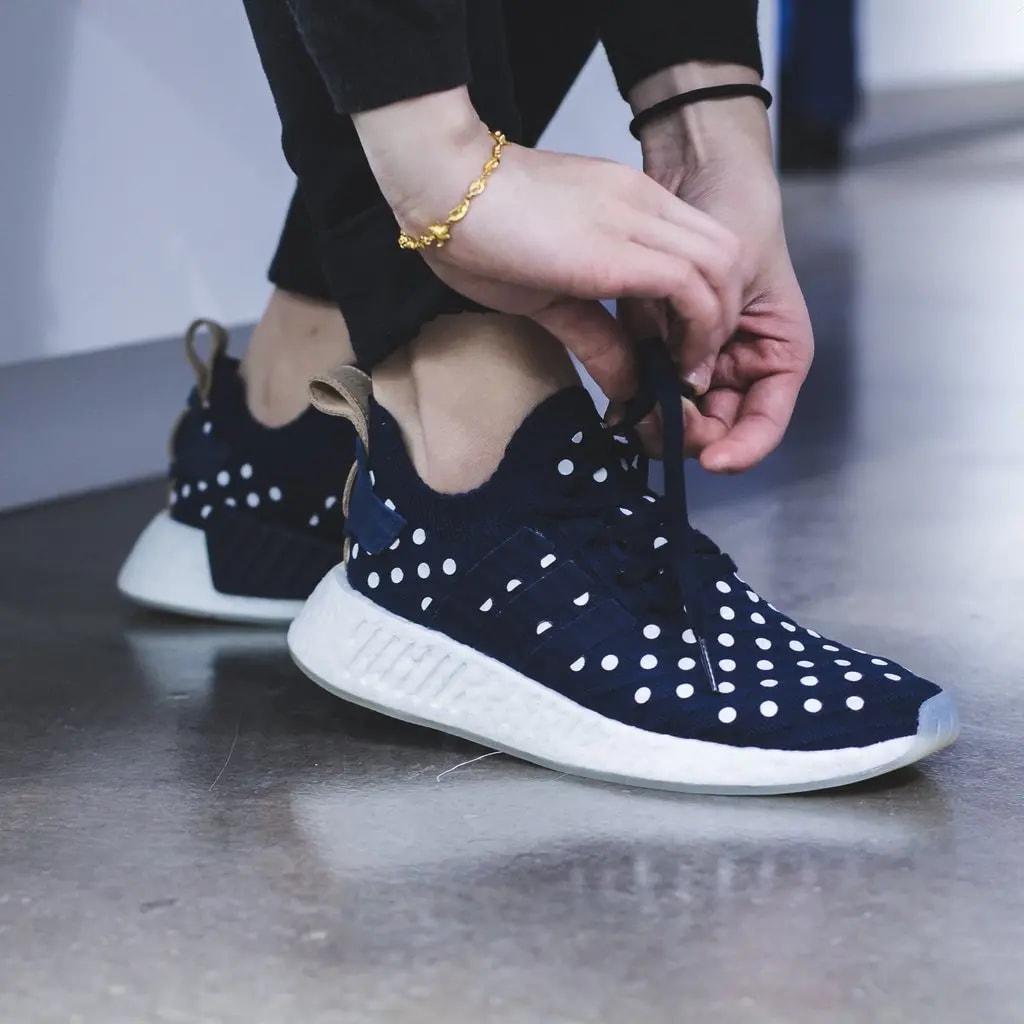 Giày Adidas Wmns NMD R2 PK 'Collegiate Navy' BA7560 — ảnh 3