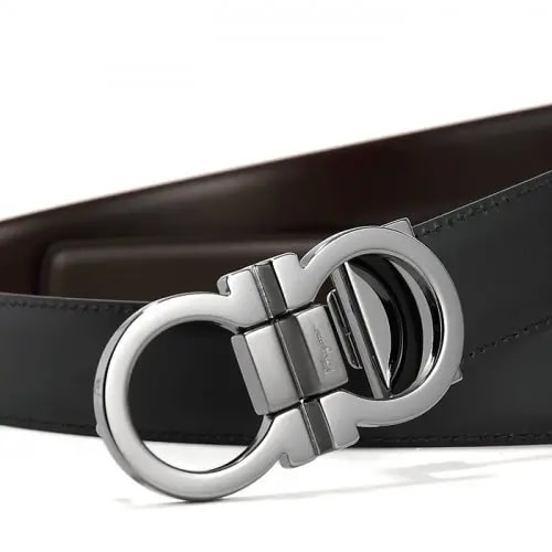 Thắt Lưng Salvatore Ferragamo Men's Belt 6786480444078 HICKORY 54 — ảnh 2