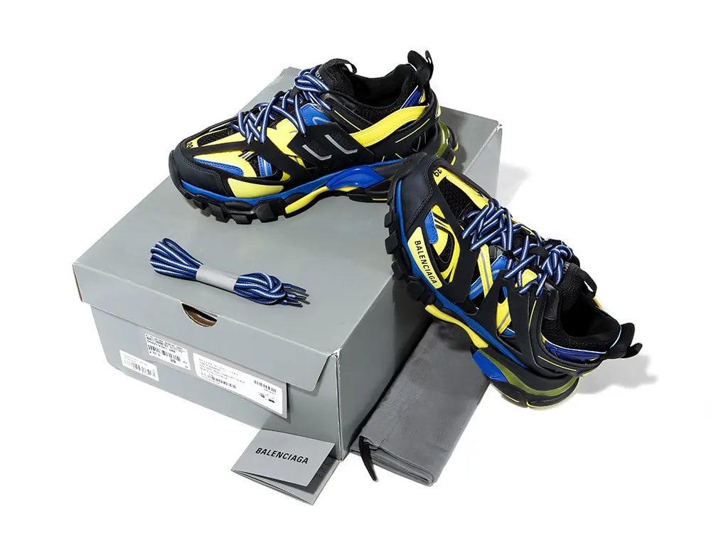 Giày Balenciaga Track Trainer Black Yellow Blue 542023-W1GC1-1080 — ảnh 2