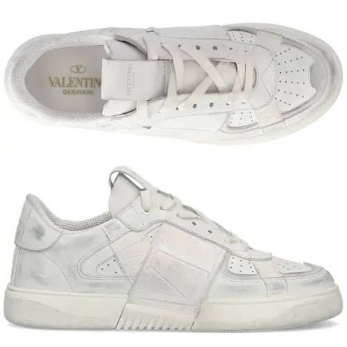 Giày Valentino Calf Ribbons Low-Top VL7N VY0S0C58JTV10K — ảnh 4