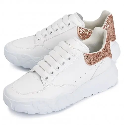Giày Alexander McQueen Coat Trainer Glitter Women's Sneakers 657566 WIA92 9397 — ảnh 2
