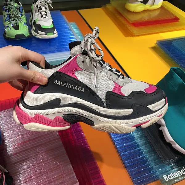 Giày Balenciaga Wmns Triple S Trainer 2018 'Pink' 524039-W09O6-5671 — ảnh 5