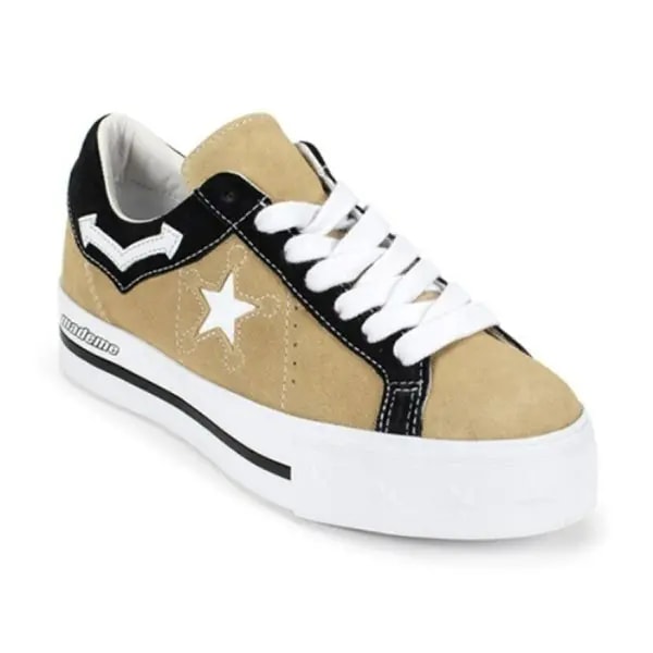 Giày Converse One Star Platform Low MadeMe Brown 563731C — ảnh 2