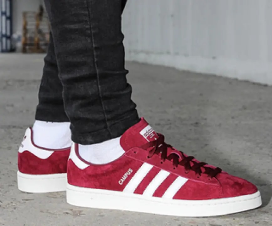 Giày Adidas Campus 'Collegiate Burgundy' BZ0087 — ảnh 3