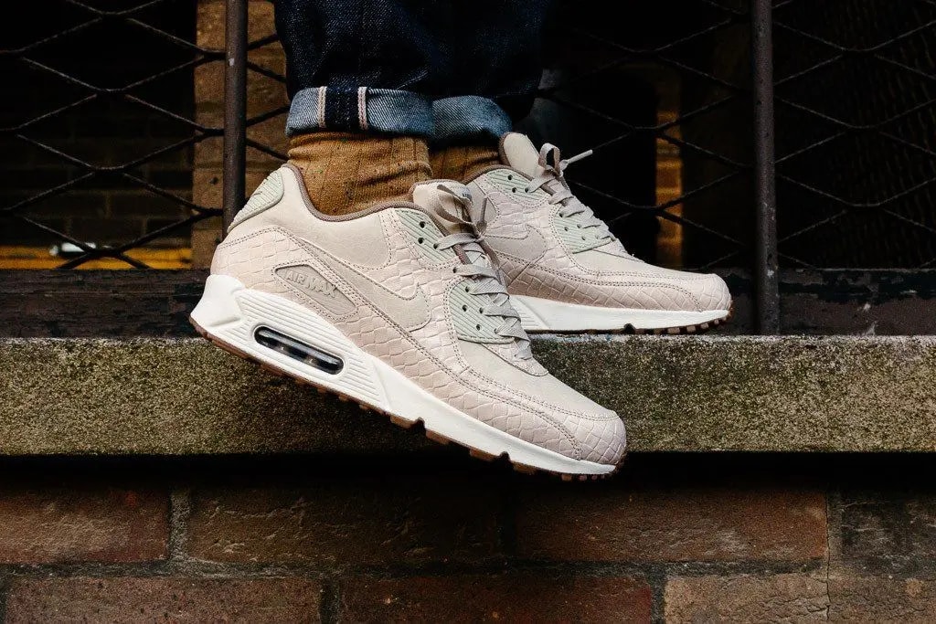 Giày Nike Air Max 90 Premium 'Oatmeal Sail Khaki' 443817-105 — ảnh 3