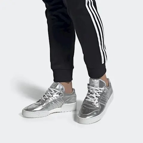 Giày Adidas RIVALRY LOW SHOES Grey Metallic FV4291 — ảnh 4