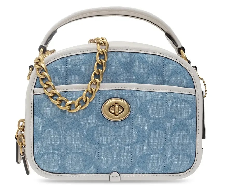 Túi Coach Lunchbox Top Handle In Signature Chambray With Quilting C4688 B4SUX — kich-thuoc: lien-he-order