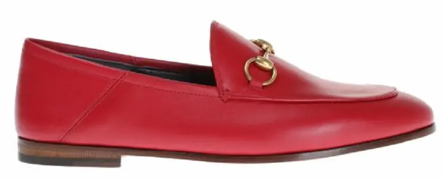 Giày Gucci Leather Horsebit Loafer Red 414998 DLC00 6433 — kich-thuoc: 36-5
